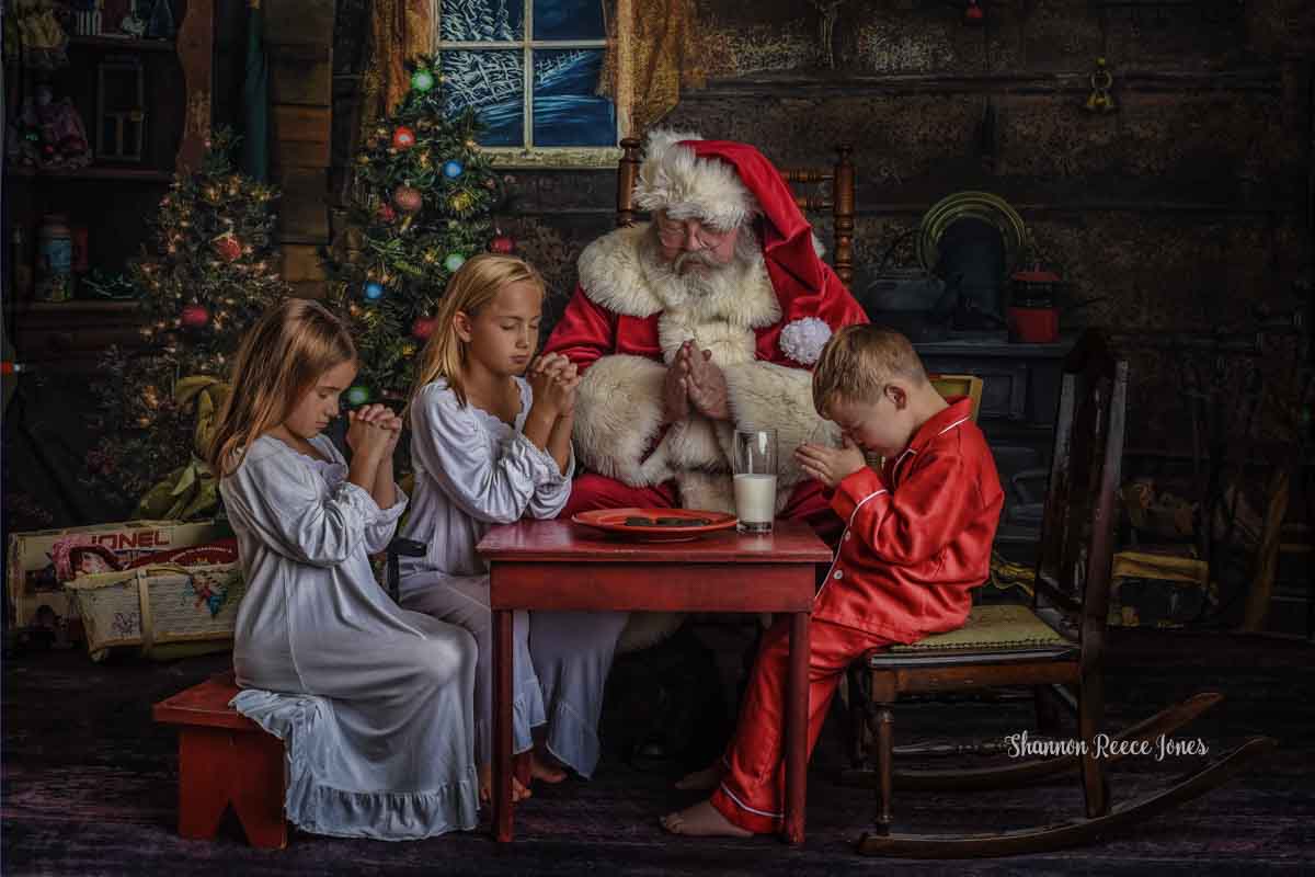 Kids with Santa