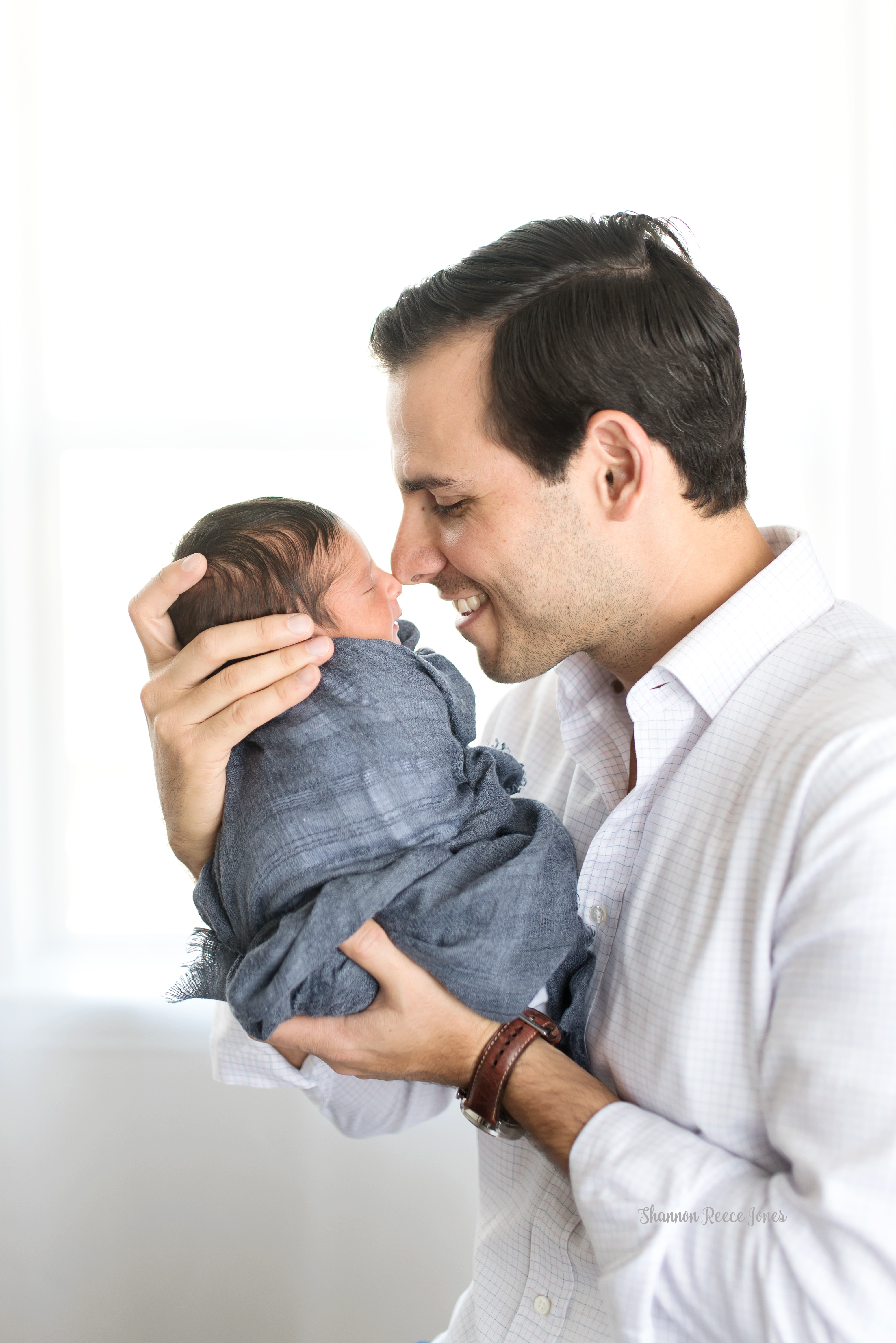 Daddy and baby photography