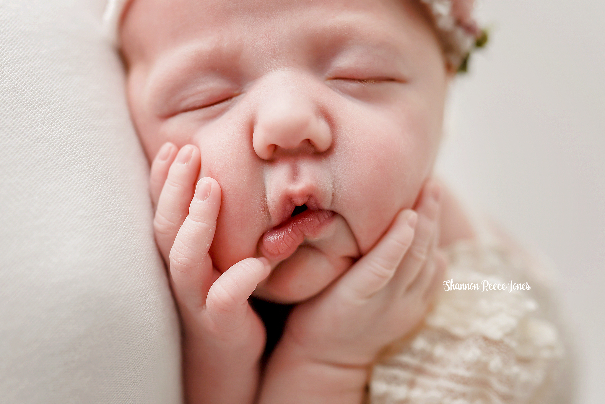 texas baby photography, closeup of baby face