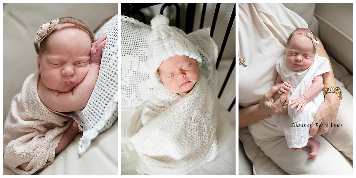 Grandparents with Baby | At Home Newborn Pictures 2