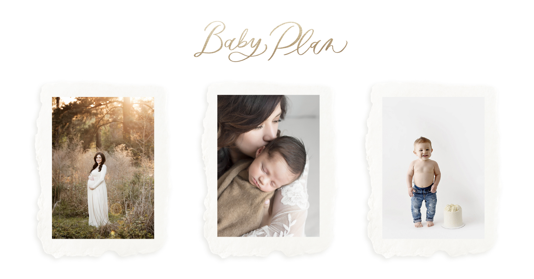 baby's first year photo plan from Houston Texas photographer