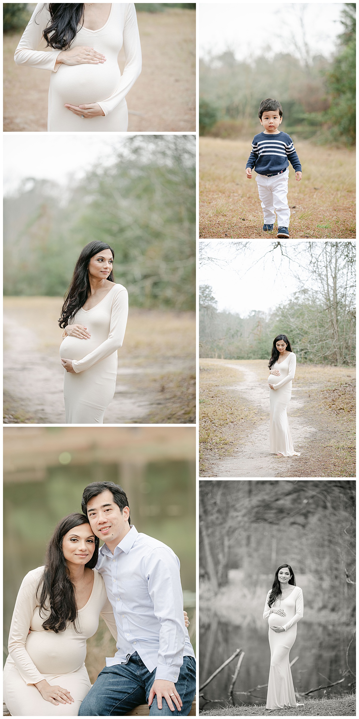 Outdoor maternity session in Spring Texas