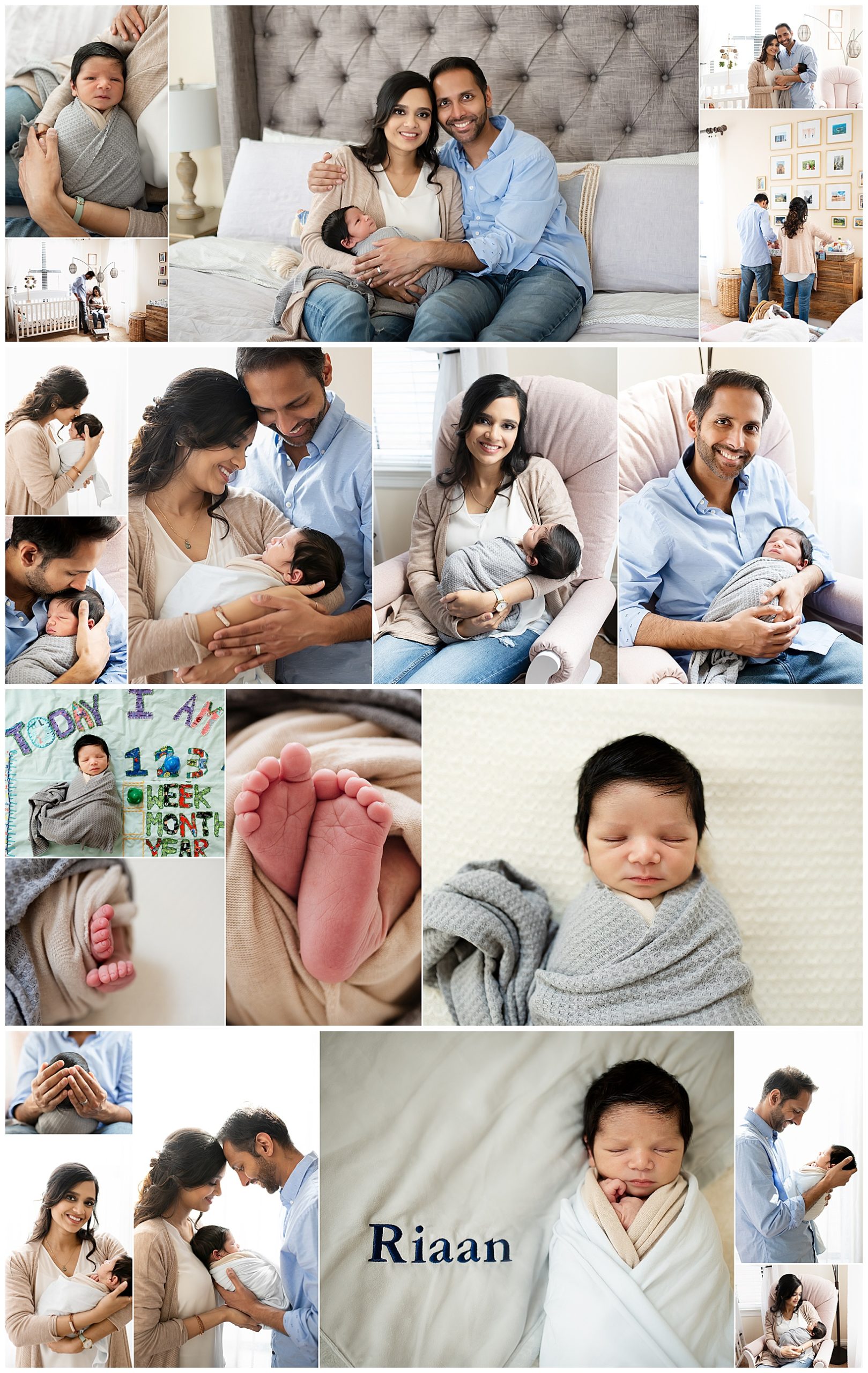 At Home Newborn Pictures - Houston Photographer
